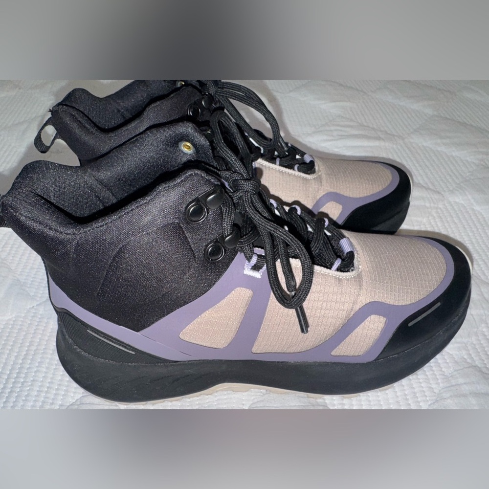 Avia Trail Hybrid Hiking Workout Athletic Sneaker Black/Purple Sz 8 Women’s - Picture 2 of 7